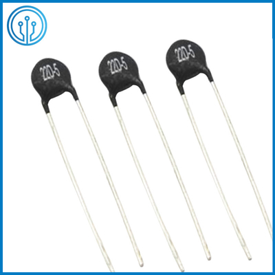 แบล็กฟีนอลเรซินชนิดดิสก์ Power NTC Thermistor Thermal Resistor 22D-5 25D-5