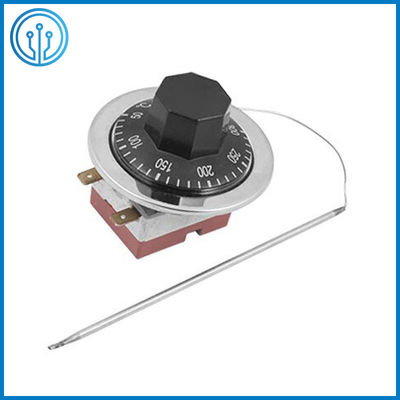 SUS 400C รีเซ็ตอัตโนมัติ Bimetal Temperature Switch UL TUV Bulb และ Capillary Thermostat