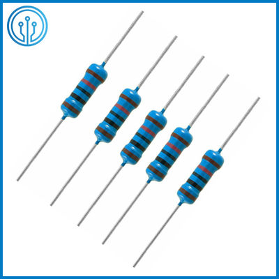 0.25W 0.5% 10M OHM ตัวต้านทานโลหะออกไซด์ตัวต้านทาน Axial Leaded Wire Wound Variable Resistors