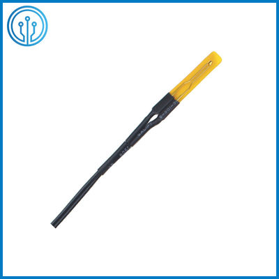 10K Low Profile Polyimide ห่อหุ้มฟิล์มบาง NTC Thermistor 50mm Length